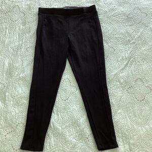 Tahari black, contour seam leggings, sized large s/m, women’s